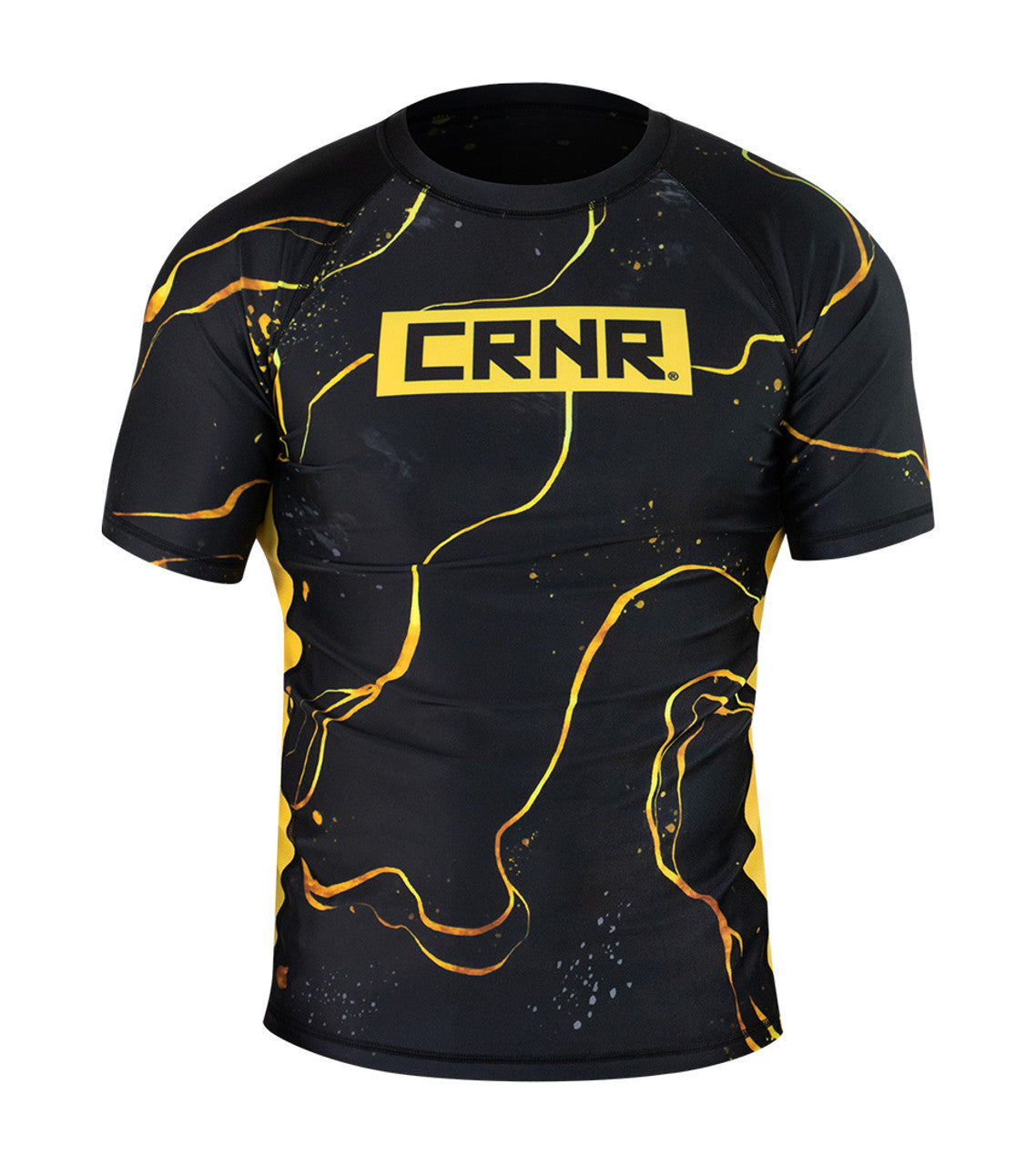 Short Sleeve Rash Guard | Marble