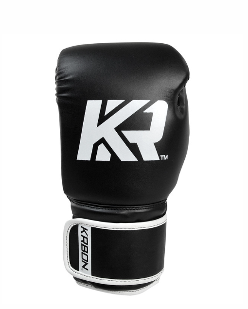 KRBON Boxing Gloves Black|White
