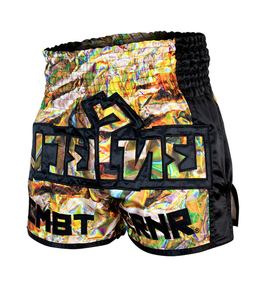 Jumbo Muay Thai Shorts | Gold Crush