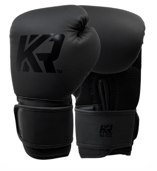 KRBON Boxing Gloves Black|Black