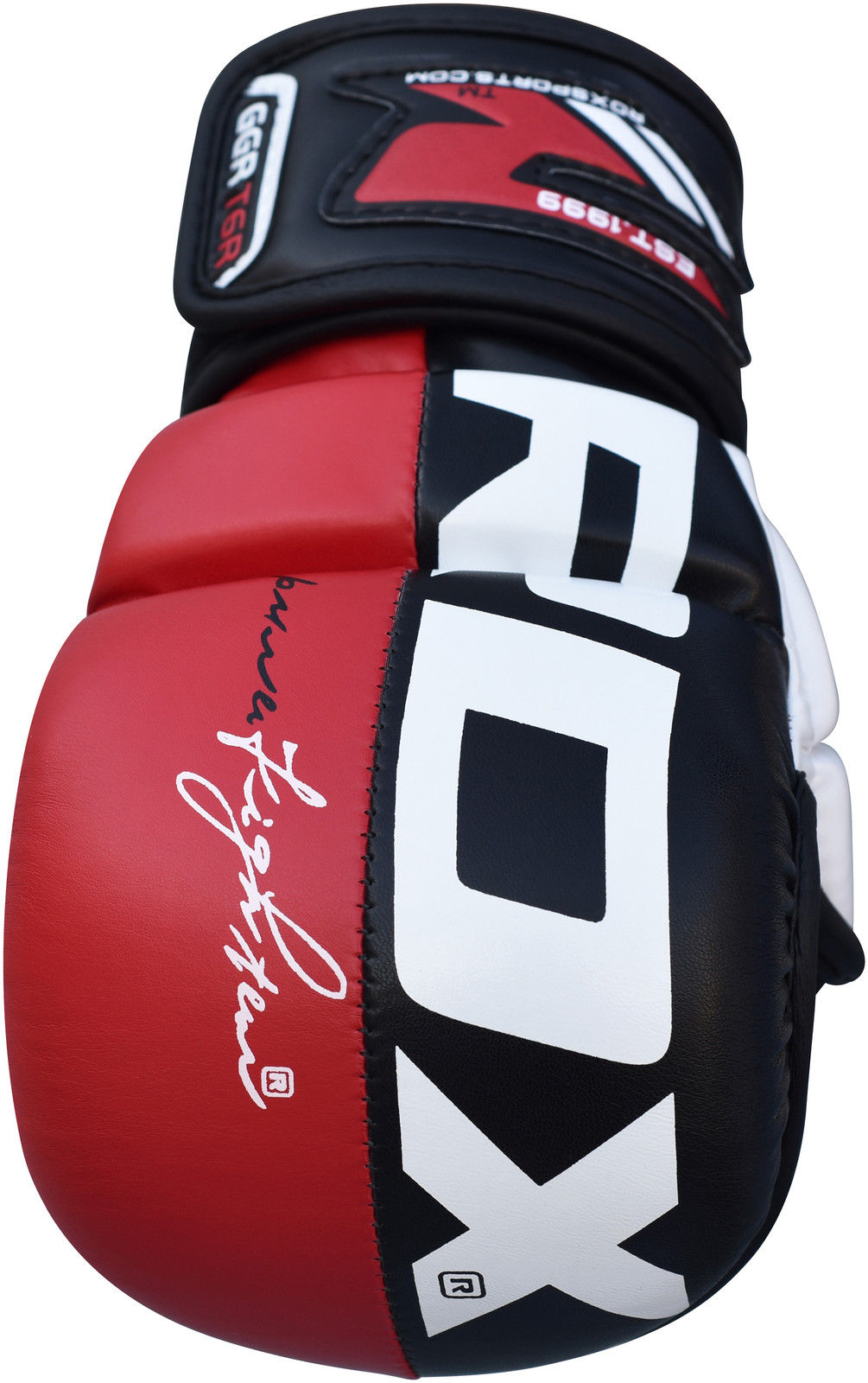 RDX T6 MMA Sparring Gloves - Red