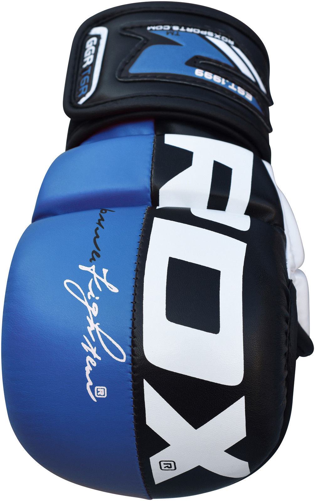 RDX T6 MMA Sparring Gloves - Blue