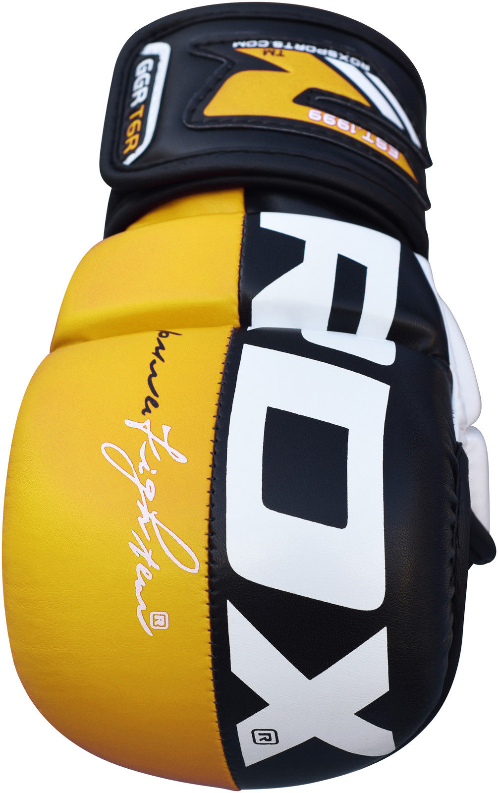 RDX T6 MMA Sparring Gloves - Yellow